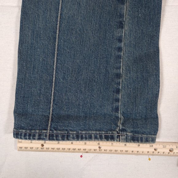 Silver Blue Jeans Womens Sz 30/32 Double Button Flare Denim Pants Canada - Picture 8 of 16